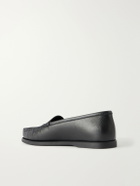 MORJAS - The Venetian Full-Grain Leather Loafers - Black
