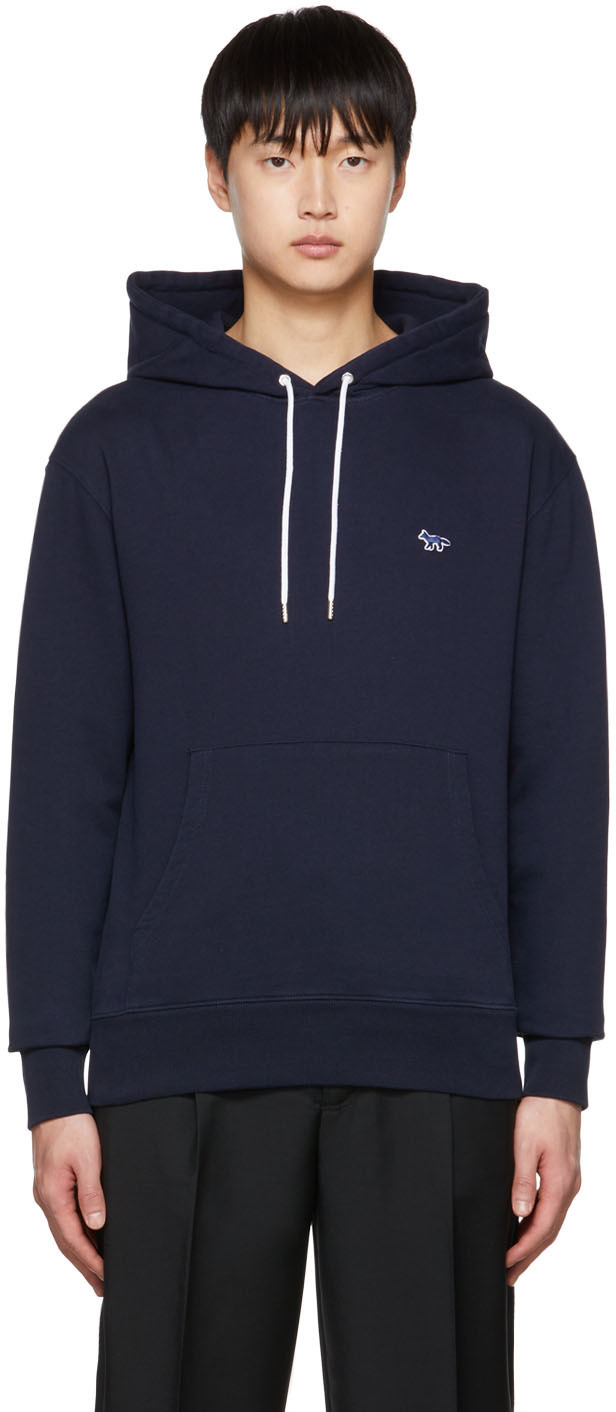 Maison Kitsuné Navy Fox Hoodie Maison Kitsune