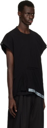 Kiko Kostadinov Black Inex Mesh Sleeveless T-shirt