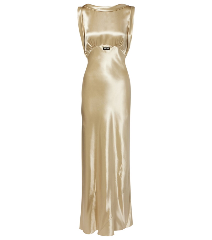 Photo: Miu Miu Bow-detail satin gown