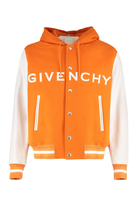 Photo: Givenchy Wool And Leather Bomber Jacket