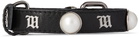 MISBHV Black Monogram Collar