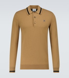 Burberry - Long-sleeved cashmere polo shirt