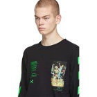 Off-White Black Pascal Painting Long Sleeve T-Shirt