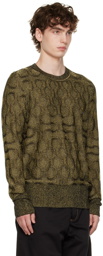 Vivienne Westwood Black & Gold Squiggle Sweater