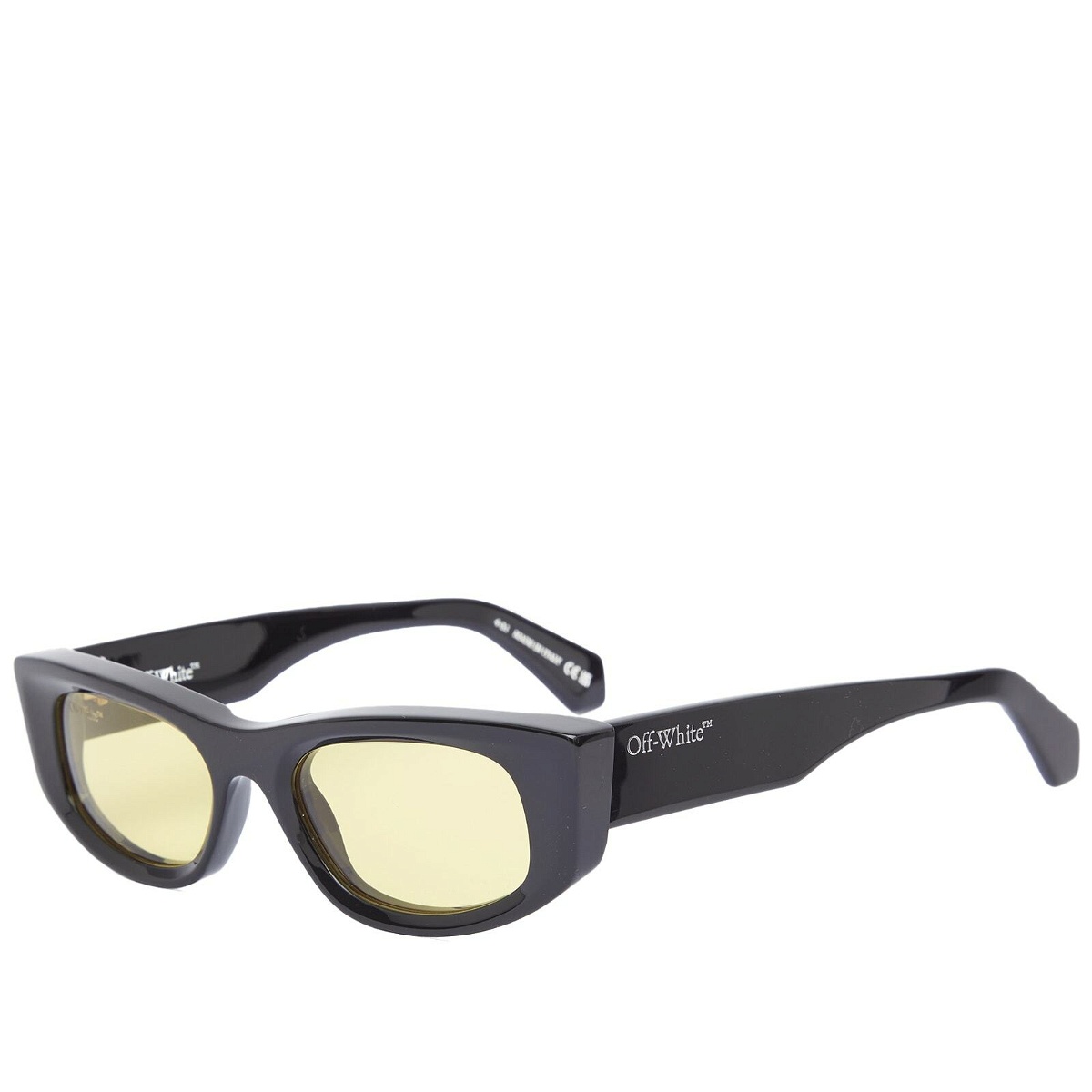 Photo: Off-White Matera Sunglasses in Black/Yellow