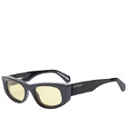 Off-White Matera Sunglasses in Black/Yellow