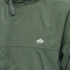 Danton Men's Nylon Stand Collar Jacket in Deep Green