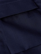 Kiton - Wool-Blend Overshirt - Blue