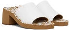 See by Chloé White Essie Heeled Sandals