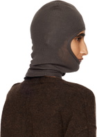 Rick Owens Gray Concordians Skull Balaclava