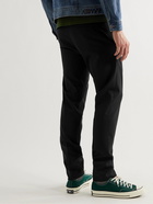 MAISON KITSUNÉ - New City Tapered Twill Trousers - Black