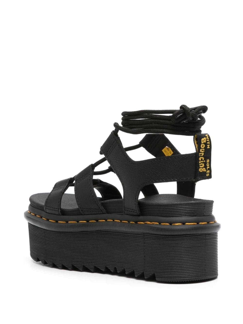 DR. MARTENS - Nartilla Xl Leather Gladiator Sandals