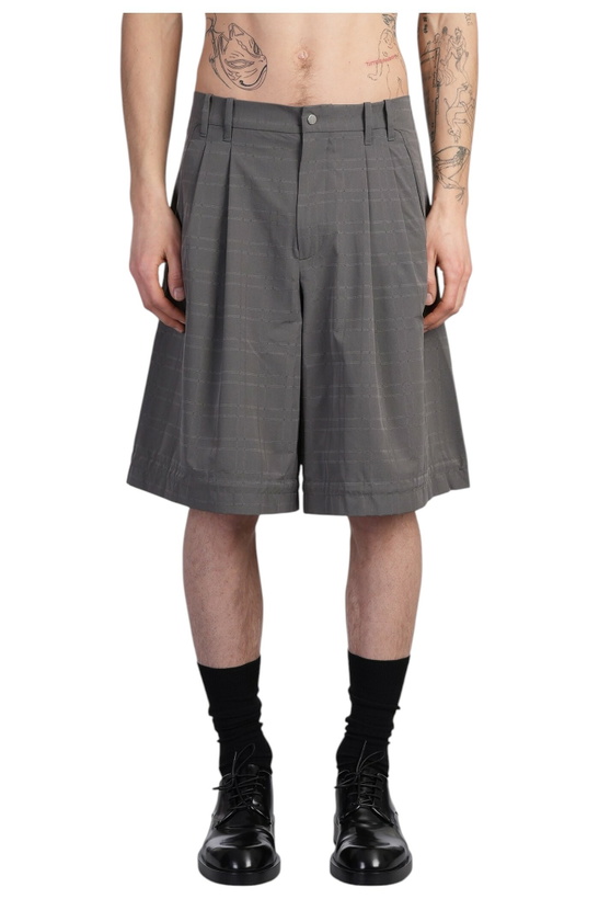 Photo: J.L-A.L Mica Short Shorts In Grey Polyester