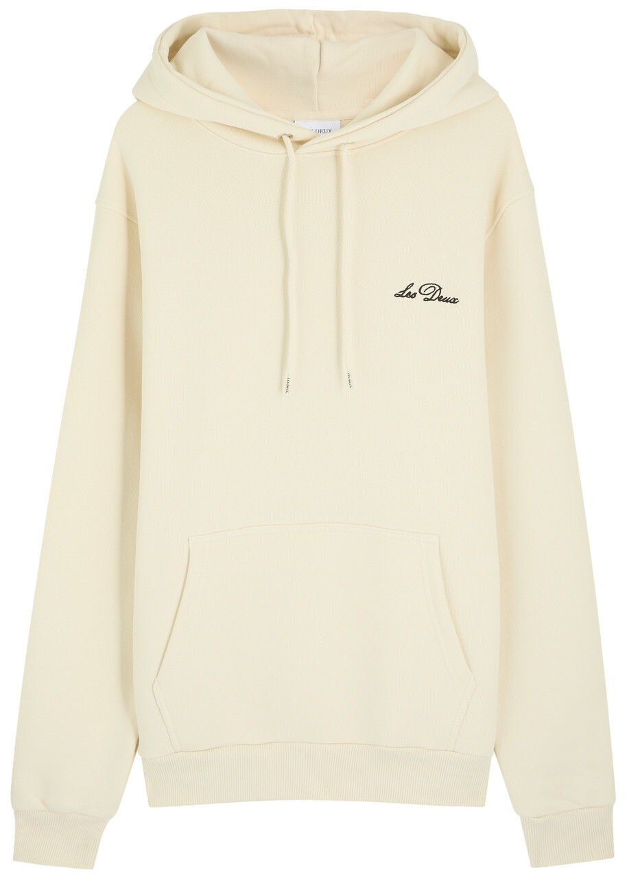 Les Deux Diaz Printed Cotton Sweatshirt Ivory