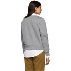 Carven Grey Branded Patch Sweatshirt
