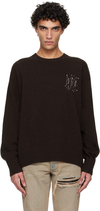 Photo: AMIRI Brown MA Sweater