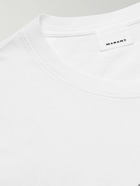 Isabel Marant - Logo-Print Cotton-Jersey T-Shirt - White