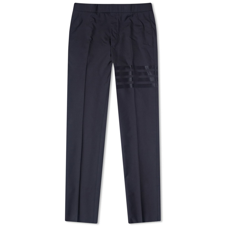 Photo: Thom Browne Men's Engineered 4 Bar Trouser in Dark Blue