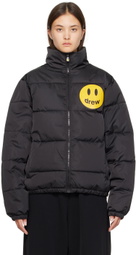 drew house Black Zip Puffer Jacket