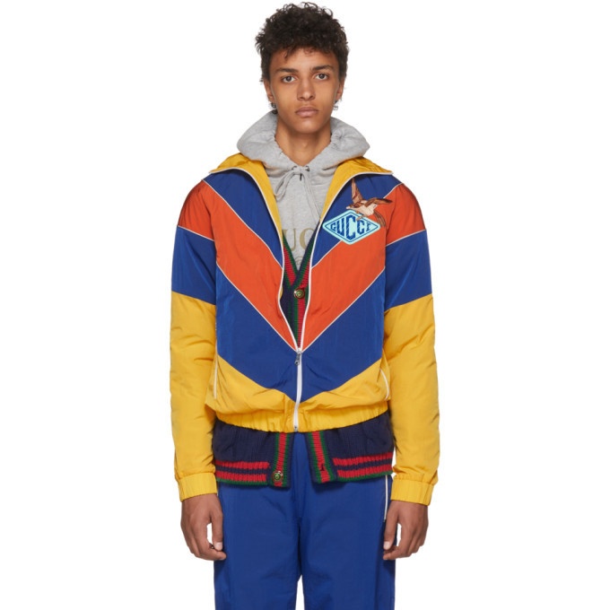 Photo: Gucci Yellow and Blue Technical Jacket