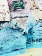 GITMAN VINTAGE - Camp-Collar Printed Linen Shirt - Multi