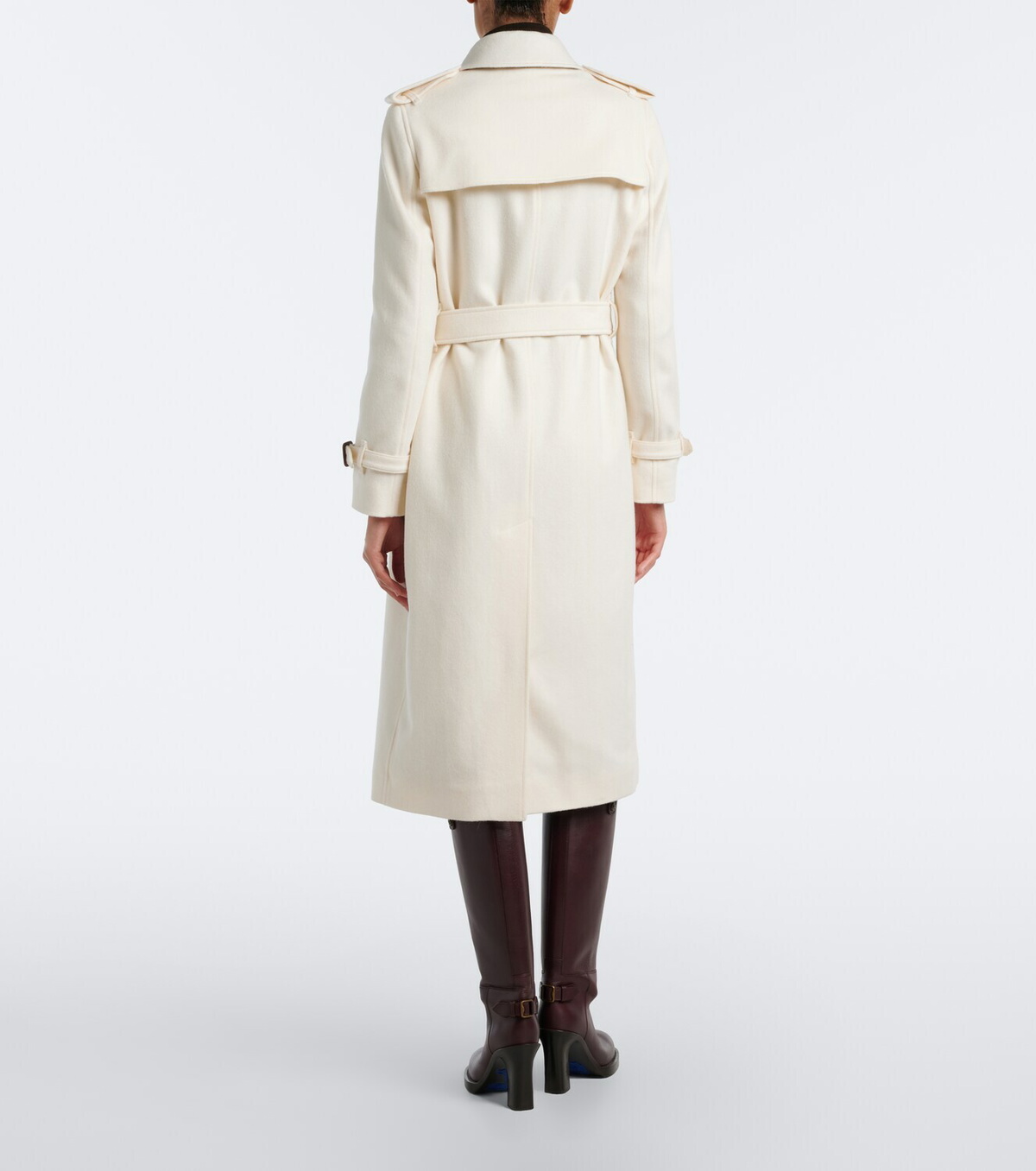 Burberry Double-breasted cashmere trench coat