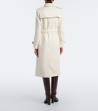 Burberry Double-breasted cashmere trench coat