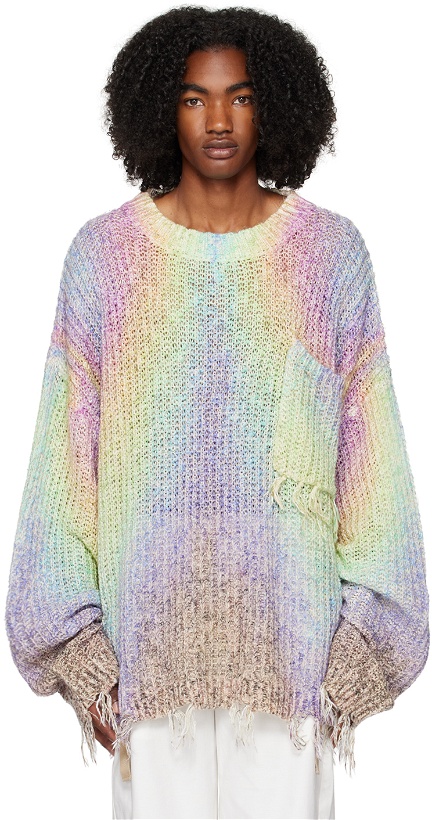 Photo: A. A. Spectrum Multicolor Azure Sweater