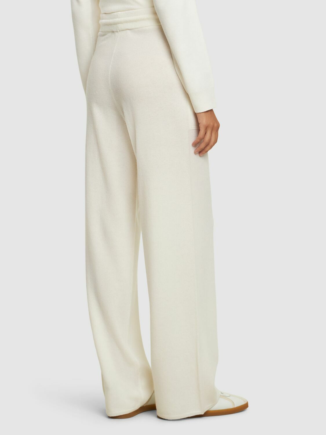 MAX MARA Rino Wool Knit Wide Jogger Pants Max Mara