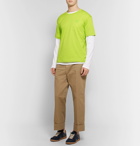 Acne Studios - Nash Appliquéd Cotton-Jersey T-Shirt - Men - Green