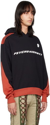 Youths in Balaclava Black & Red Print Hoodie