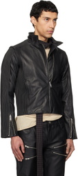 Deadwood Black Monza Leather Jacket