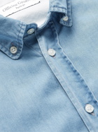 OFFICINE GÉNÉRALE - Antime Button-Down Collar TENCEL Lyocell-Chambray Shirt - Blue
