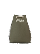 MC2 Saint Barth Green Boat Linen Backpack