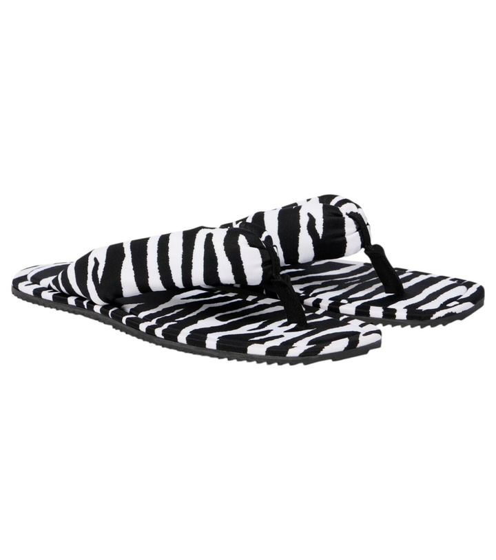Photo: The Attico Indie zebra-print thong sandals