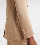 Max Mara Arca double-breasted satin blazer
