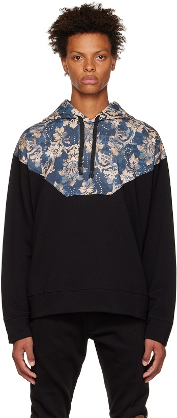Photo: Versace Jeans Couture Black Tapestry Hoodie