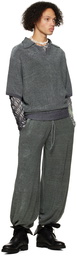 Isa Boulder SSENSE Exclusive Gray & Purple Flashy Reversible Trousers