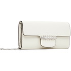 Jimmy Choo Off-White Bing Wallet Chain Bag
