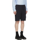 Stone Island Navy Fleece Shorts