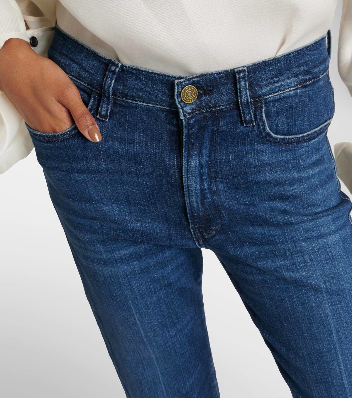 Frame Le High Straight mid-rise jeans Frame Denim