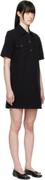 A.P.C. Black Selia Minidress