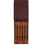 Métier - Set of Ten Leather Napkin Rings - Brown