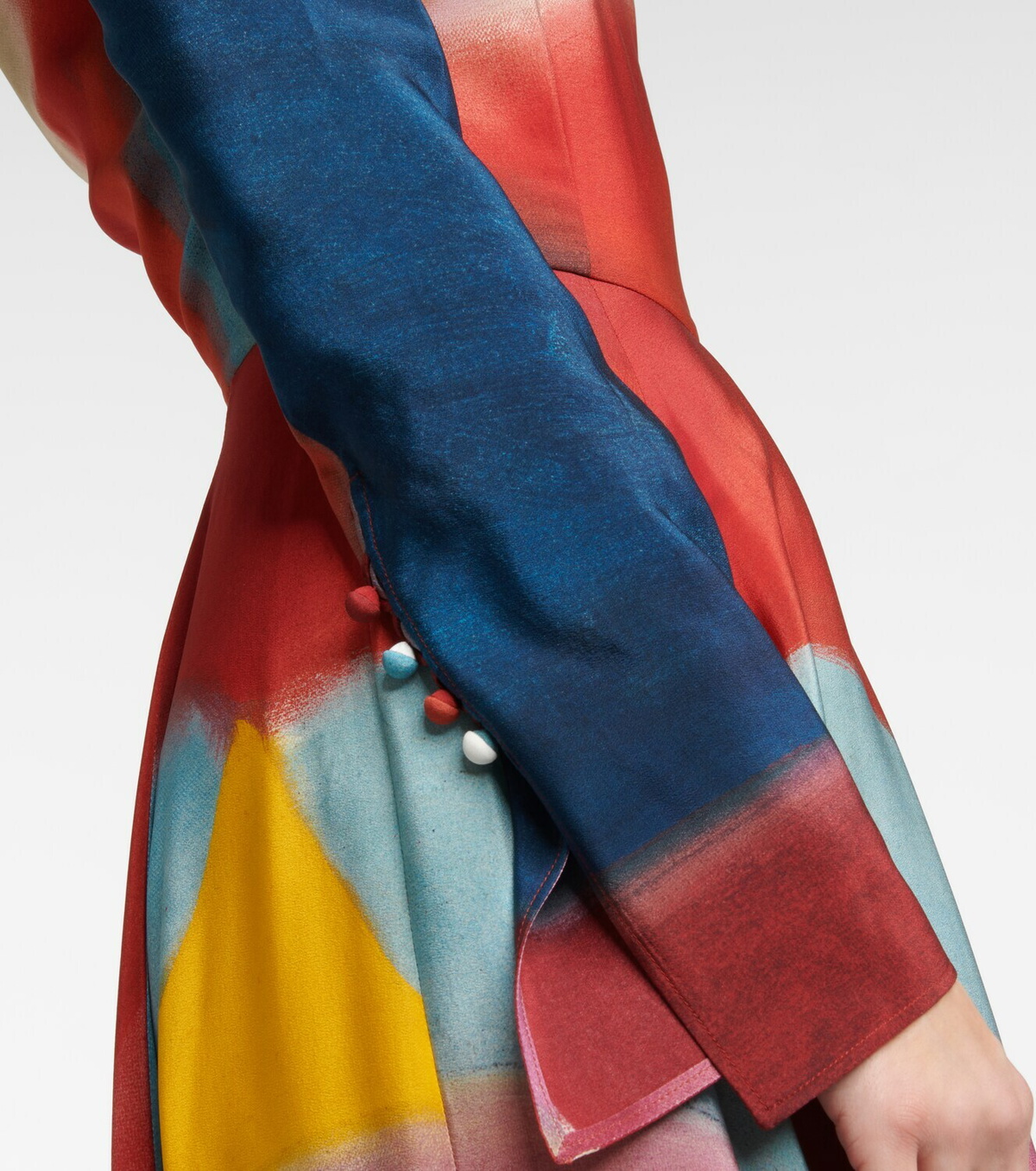 Chloe - Printed silk maxi dress