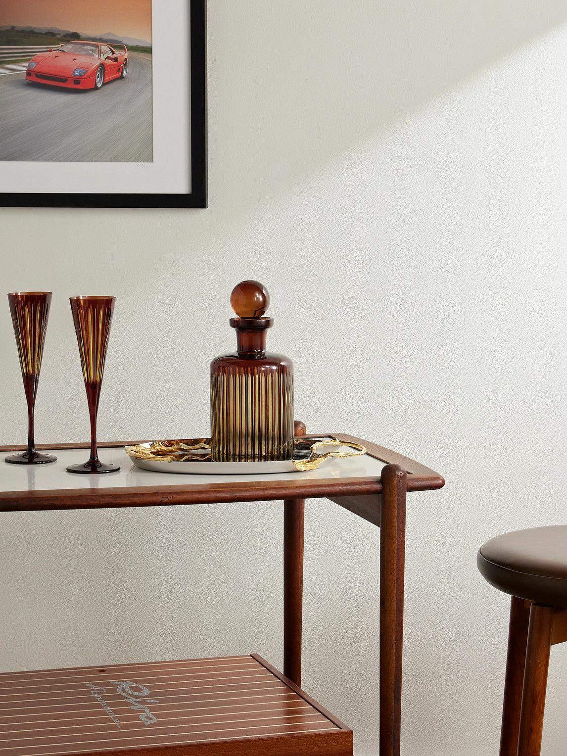 L'Objet - Prism Glass Decanter