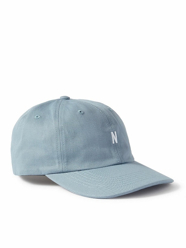 Photo: Norse Projects - Logo-Embroidered Cotton-Twill Baseball Cap