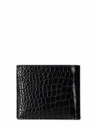 TOM FORD - Logo Croc Embossed Leather Wallet