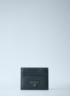 Prada Pebbled Leather Bi-fold Wallet