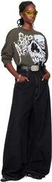 LU'U DAN Black Double XL Jeans